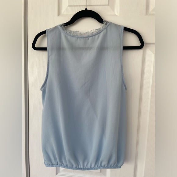 Brand new! Mi Ami blue tank top. Perfect for any occasion, casual or dressed up. - Picture 3 of 3